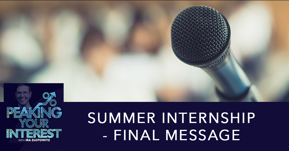 PYI 1 | Summer Internship Message